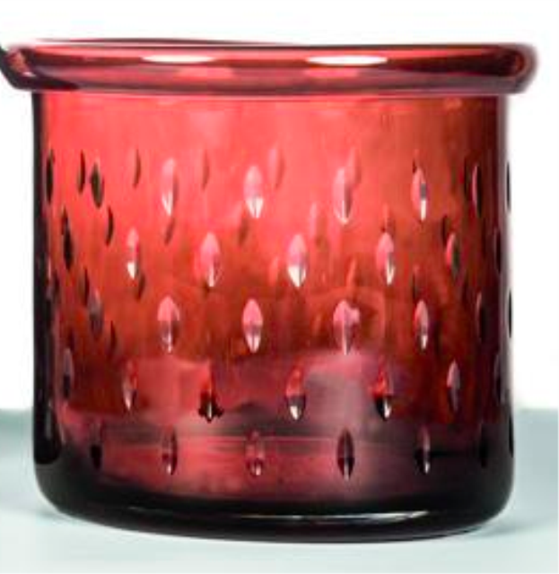 VASE VICTOR AUBERGINE GLASS